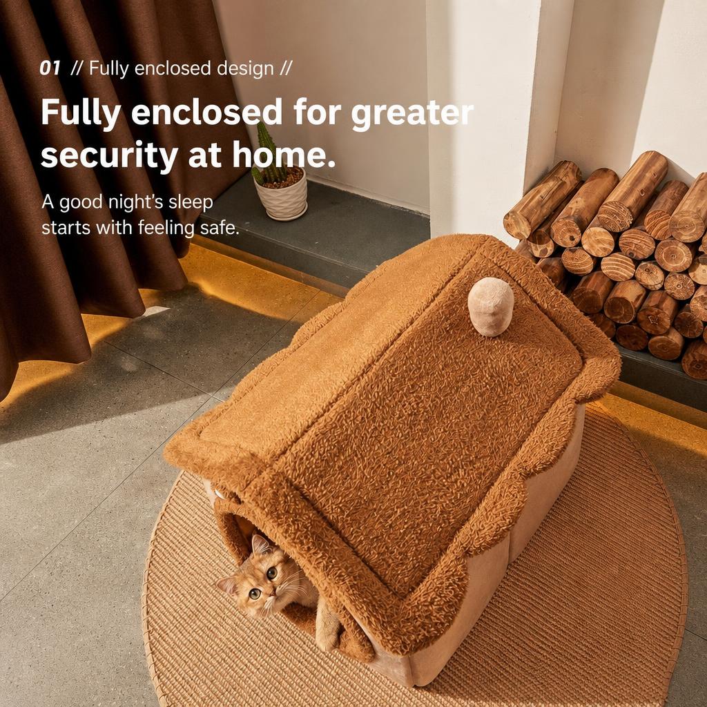 Four-seasons Pet House (serves as bed and enclosing)