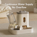 Automatic Pet 2-in-1 Food and Water Dispenser (for Dogs or Cats)