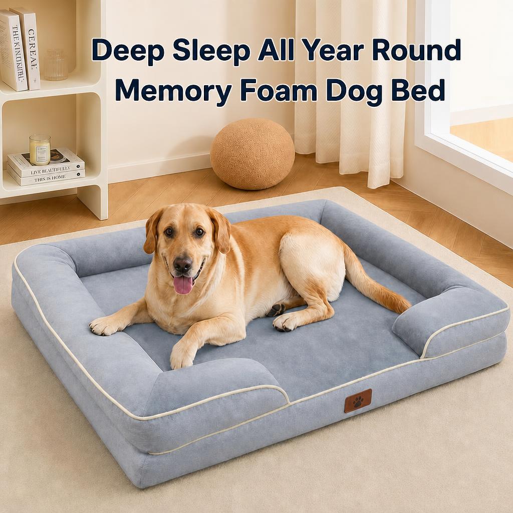 Orthopedic Memory Foam Dog Bed