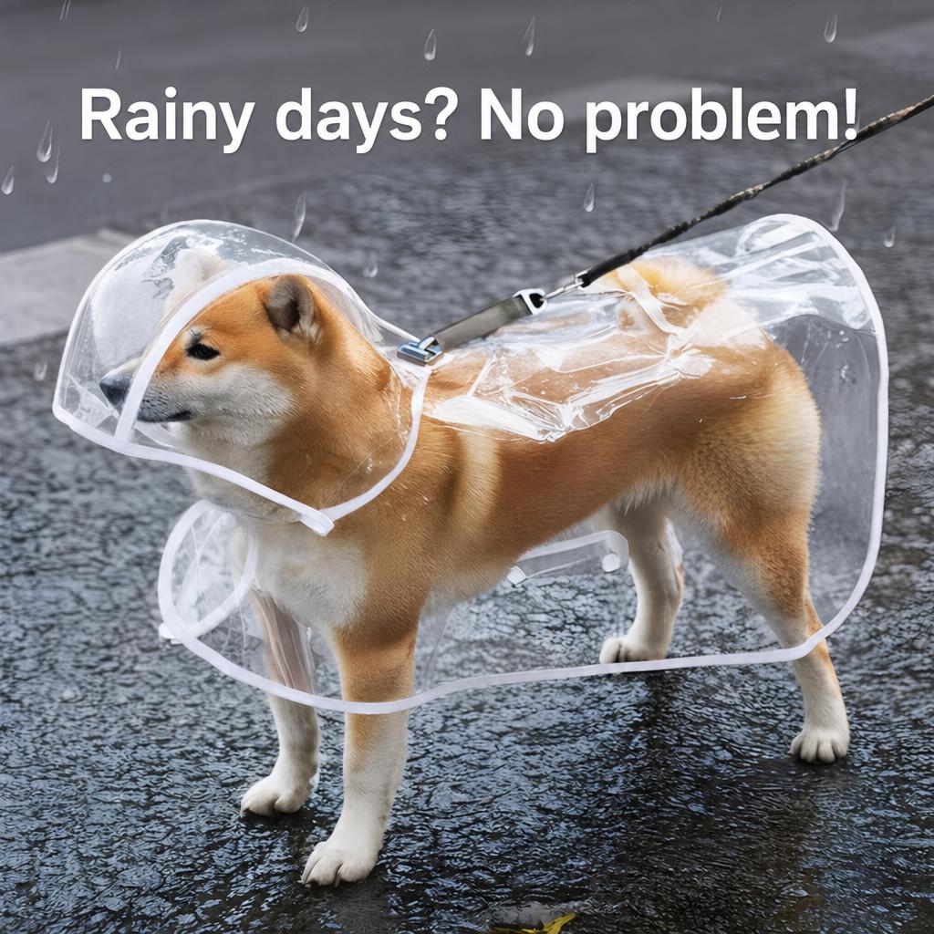 Dog Ultra-Protection Waterproof Raincoat