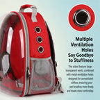 Breathable Pet Backpack Carrier (Space Capsule Edition)