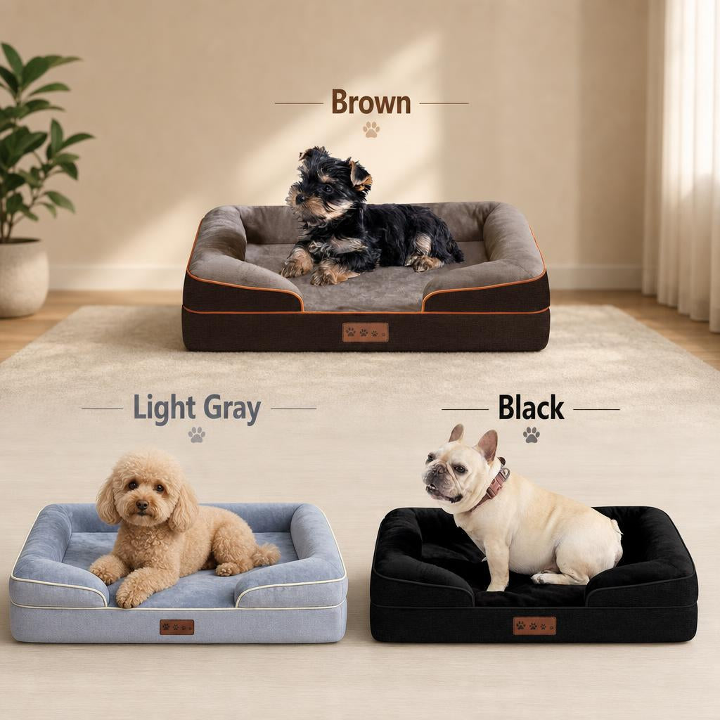 Orthopedic Memory Foam Dog Bed