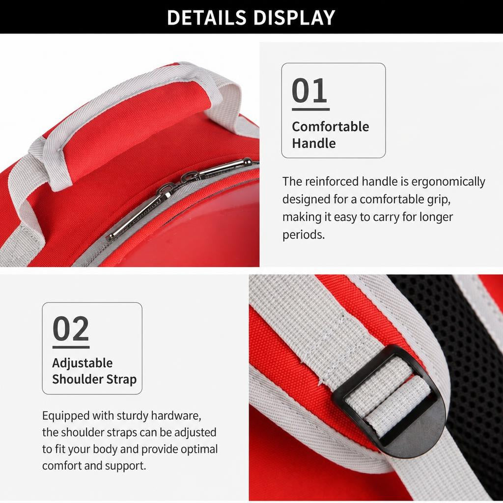 Breathable Pet Backpack Carrier (Space Capsule Edition)