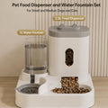 Automatic Pet 2-in-1 Food and Water Dispenser (for Dogs or Cats)