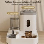 Automatic Pet 2-in-1 Food and Water Dispenser (for Dogs or Cats)