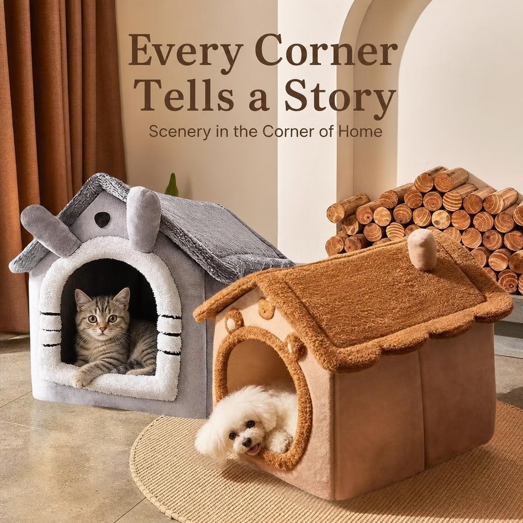 Four-seasons Pet House (serves as bed and enclosing)