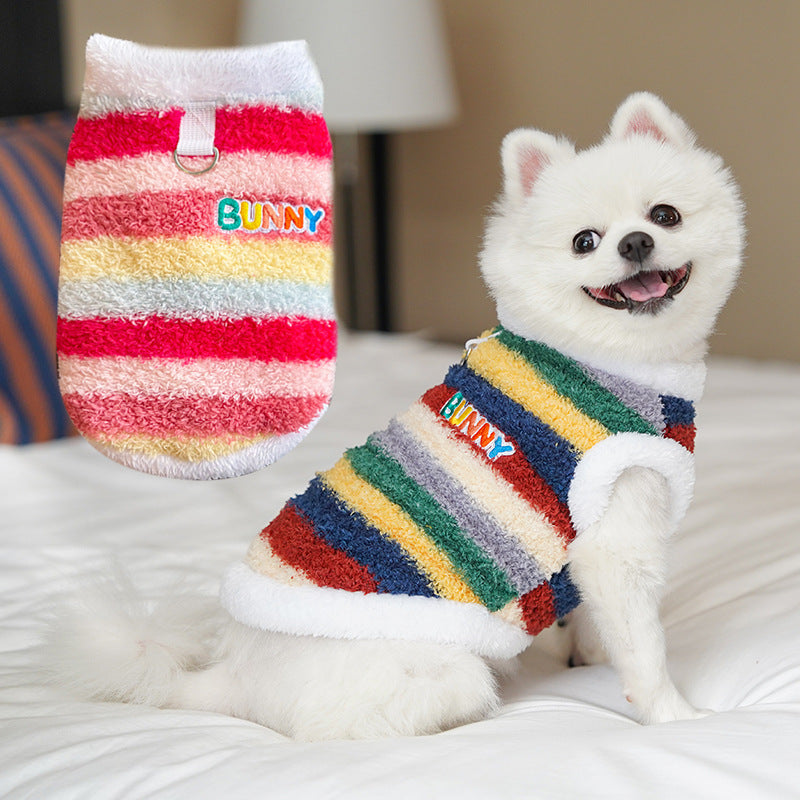 Autumn/Winter Fleece Pet Sweater (for Cat or Dog)
