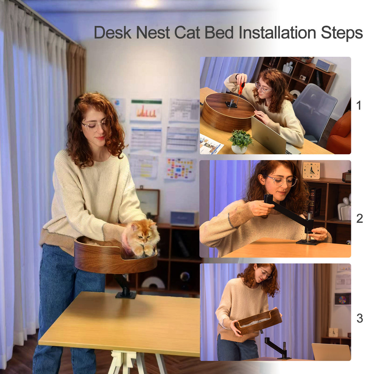 Desktop Cat Bed