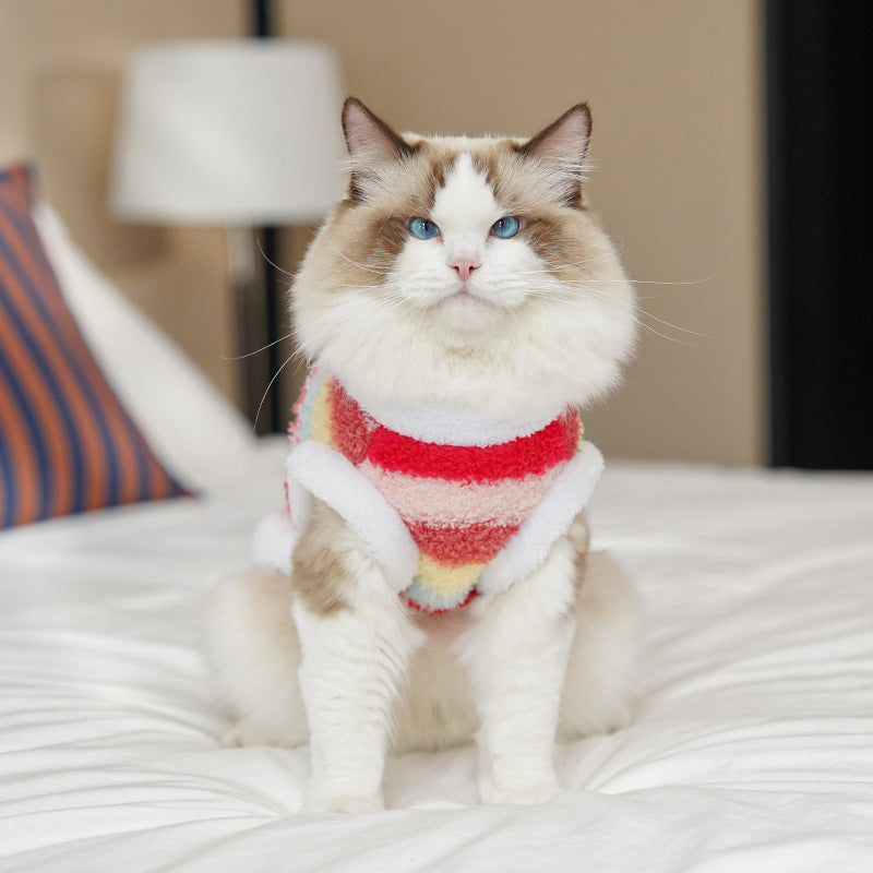 Autumn/Winter Fleece Pet Sweater (for Cat or Dog)