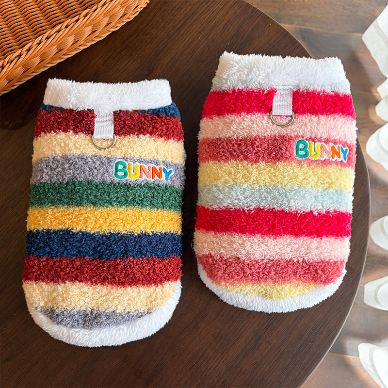 Autumn/Winter Fleece Pet Sweater (for Cat or Dog)