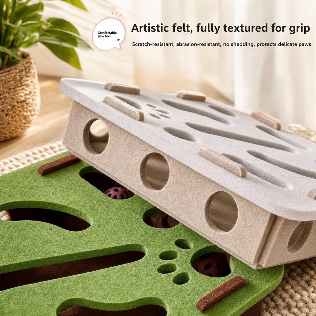 Playful Cat Toy Box (Puzzle and Maze Ver)