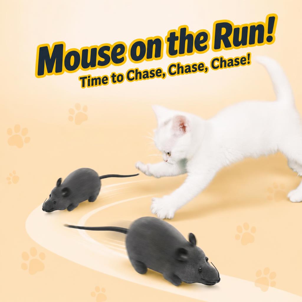 Remote Control Mouse Toy (for Cats)