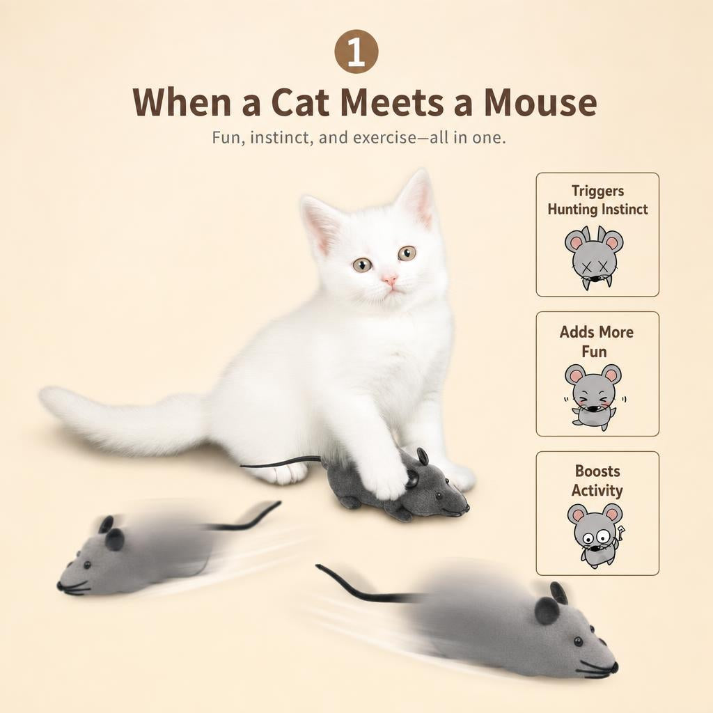 Remote Control Mouse Toy (for Cats)